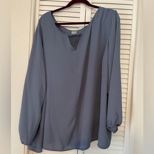 Terra & Sky long sleeve blouse